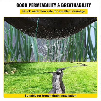 PE Woven Weed Control Fabric – Water Permeable Garden & Landscape Barrier