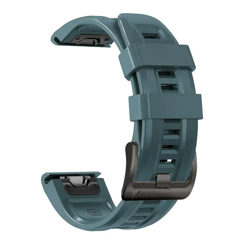 QuickFit Silicone Strap for the Garmin Flagship Models (2 sizes & 46 colours available)