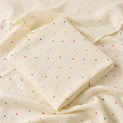 Cotton Muslin Baby Swaddle Blanket – 100 x 100cm Newborn Receiving Blanket