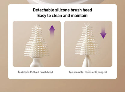 Baby Bottle Cleaning Set – Compatible with Avent Bottles (Brush, Drying Rack & Storage Kit)