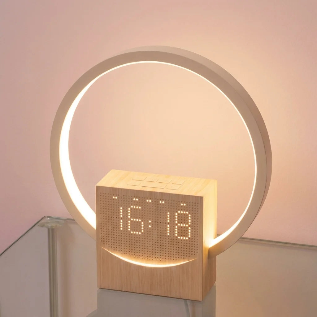 Sunrise Alarm Clock with Bluetooth Speaker, White Noise & Touch Night Light