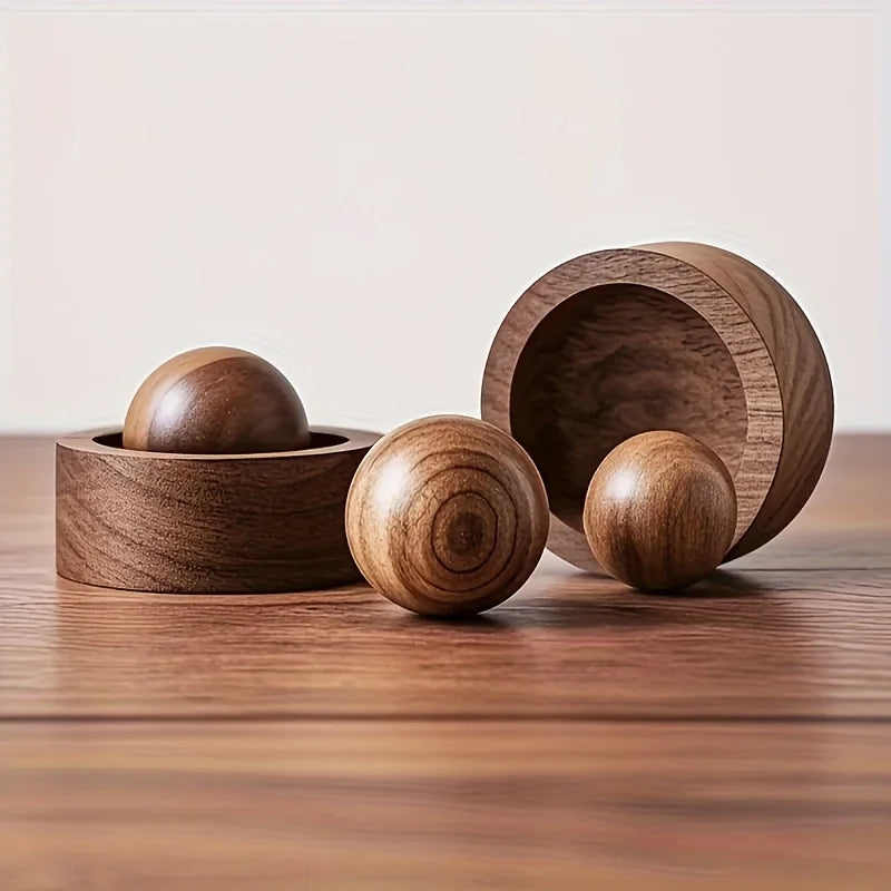 Natural Wooden Essential Oil Diffuser – Mini Aromatherapy Fragrance Diffuser for Car & Home