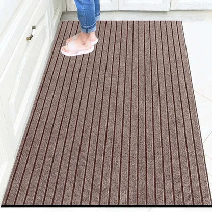 Striped Non-Slip Absorbent Floor Rug – Kitchen, Hallway & Entrance Mat
