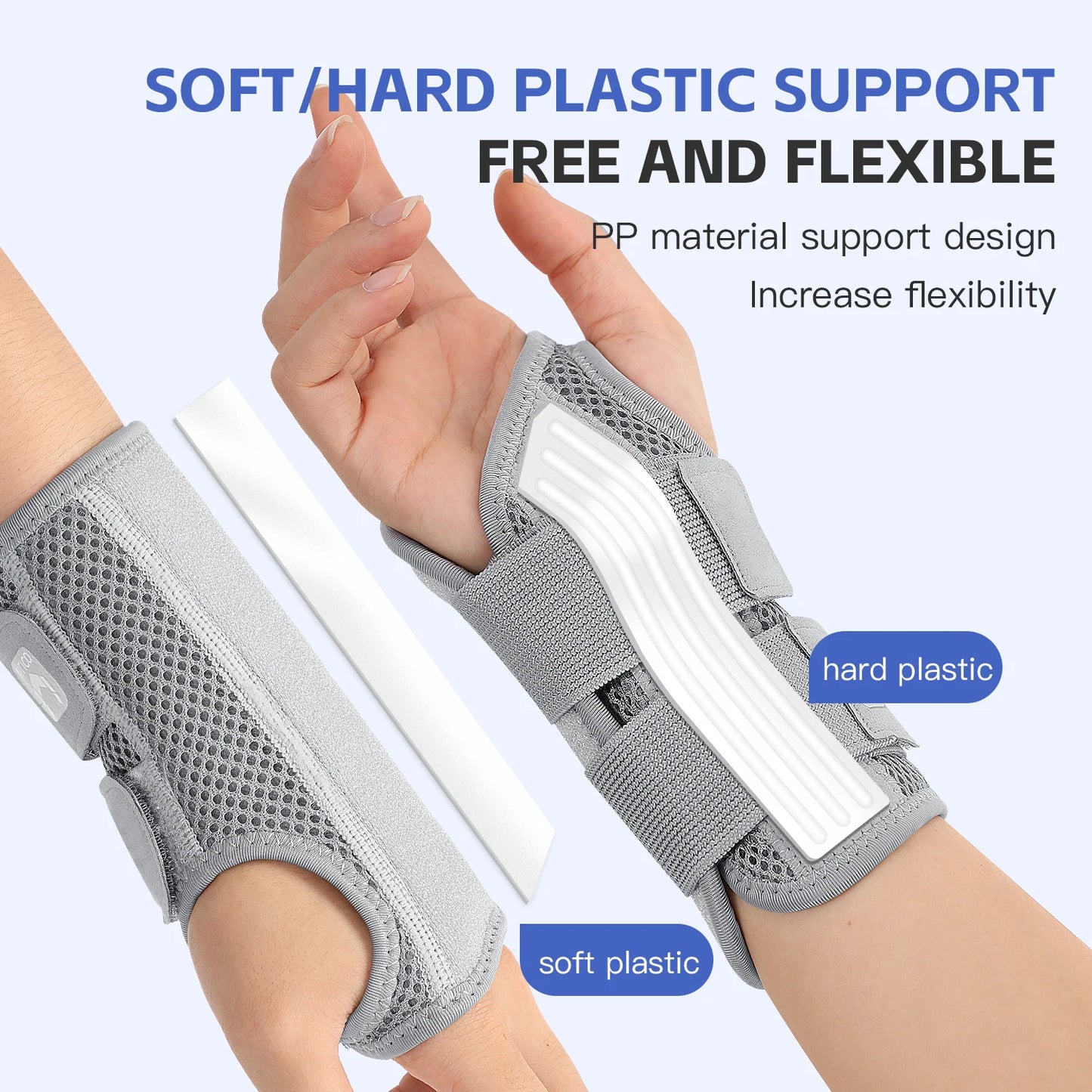 Wrist Support Brace – Adjustable Compression for Carpal Tunnel & Pain Relief