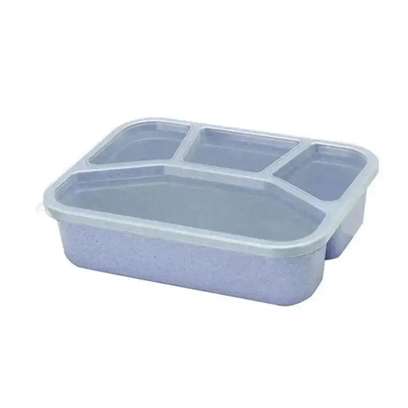 4-Compartment Bento Lunch Box – Leak-Resistant Microwave & Dishwasher Safe Meal Container