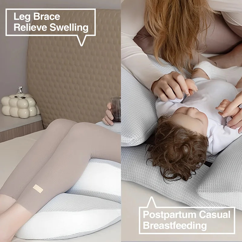 U-Shaped Maternity Pillow – Full Body Pregnancy Support Pillow