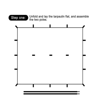Waterproof Tarp with 19 Hang Points (3 different types available)