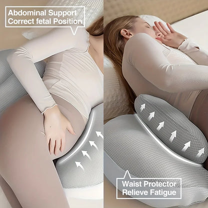 U-Shaped Maternity Pillow – Full Body Pregnancy Support Pillow