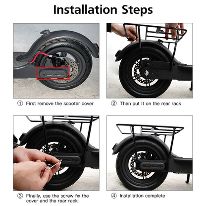 Electric Scooter Rear Luggage Rack