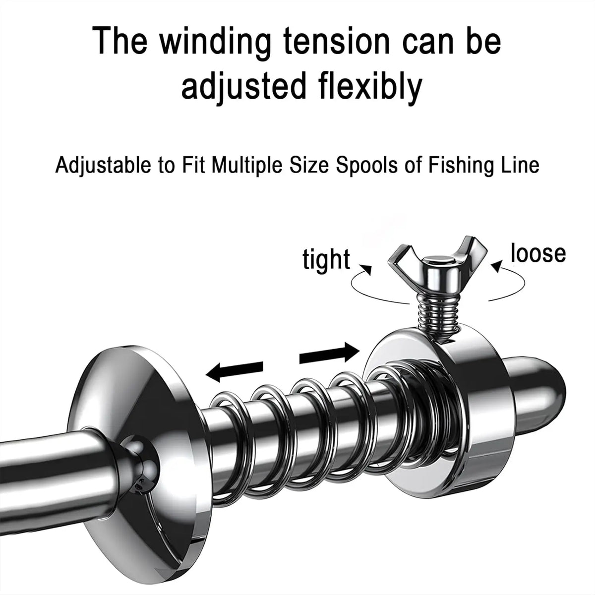 Portable Fishing Line Spooler – Adjustable Reel Spooling Station for Spinning & Baitcasting Reels