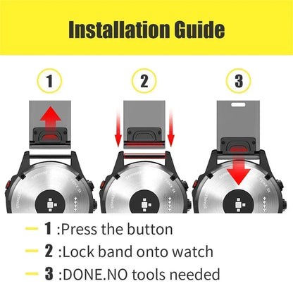 QuickFit Silicone Sports Strap for the Garmin (22mm/26mm) (wide compatibility & 22 colours)
