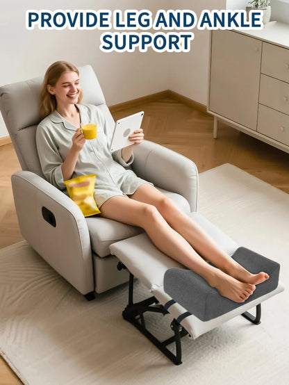 Contoured Leg Elevation Pillow – Support Cushion for Sleeping, Bed & Sofa