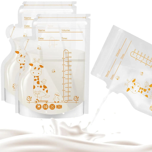 Disposable Breast Milk Storage Bags – 250ml Self-Standing Freezer Bags (30 or 100 Pack)