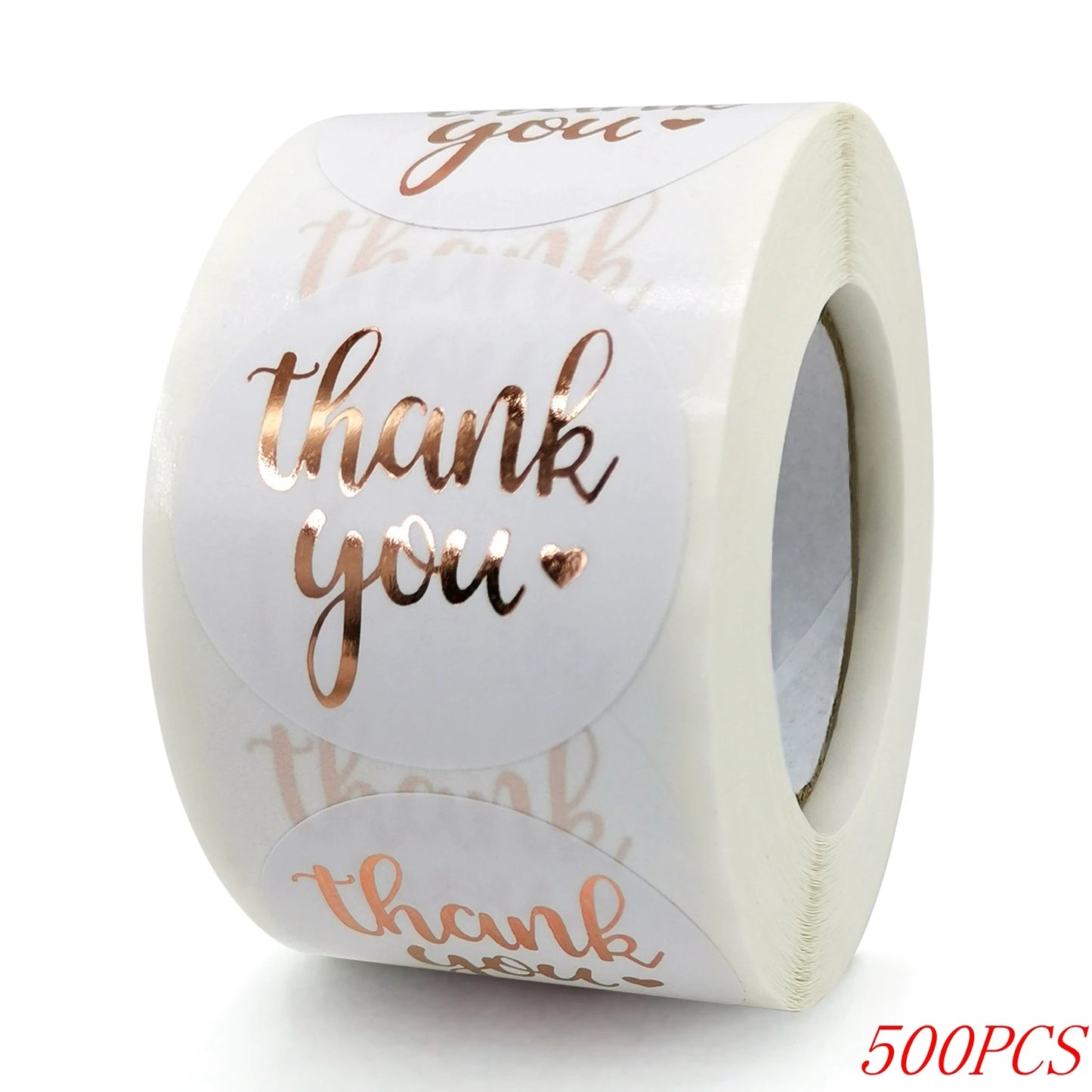 Thank You Stickers – Round Packaging & Gift Sealing Labels