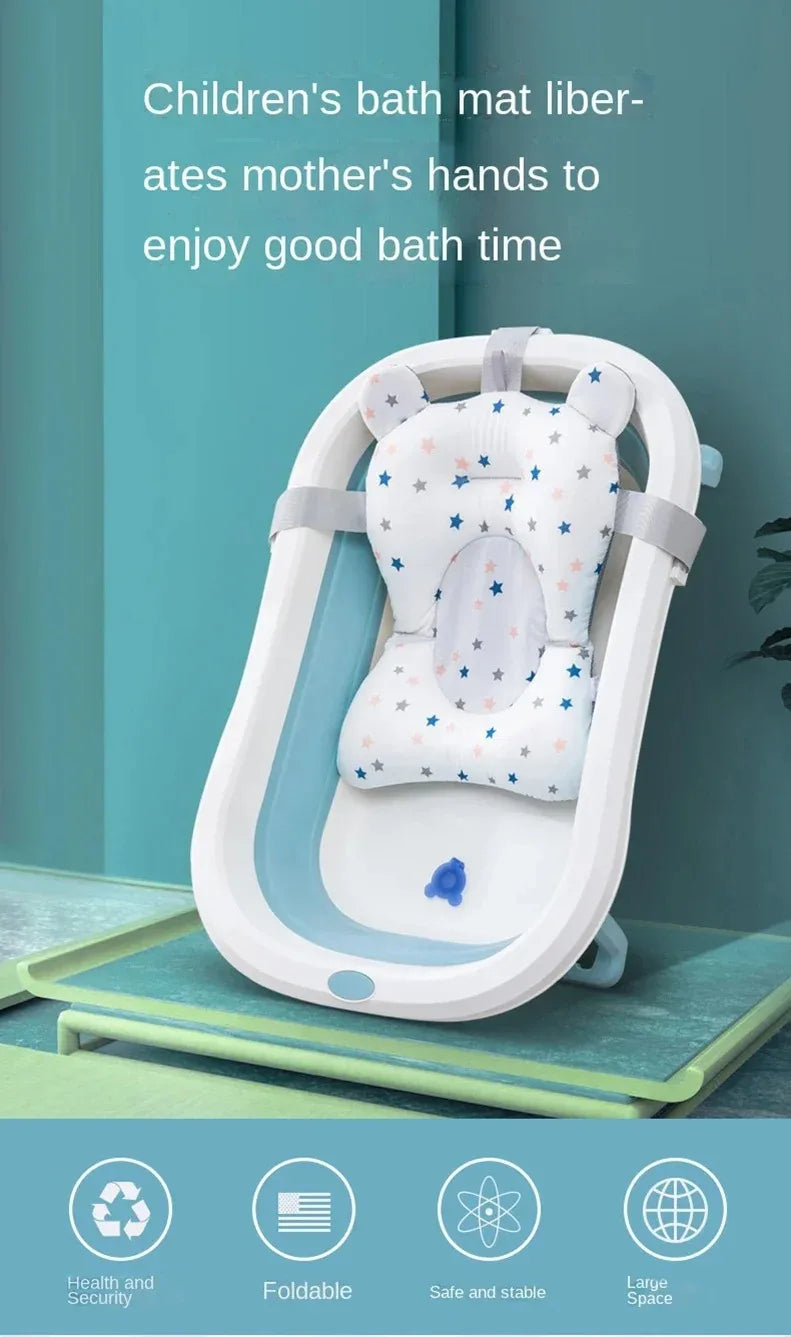 Baby Bath Support Cushion – Adjustable Floating Bath Seat for Newborns