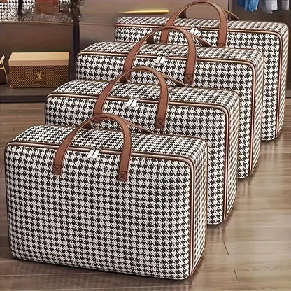 Large Capacity Quilt & Clothes Storage Bag – Foldable Dustproof Organiser with Handles