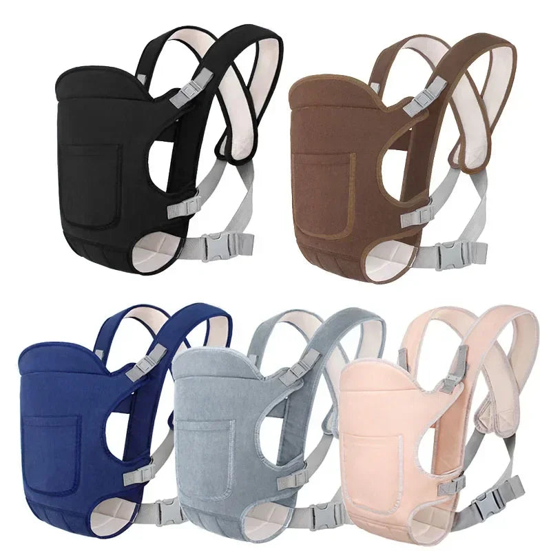 4-in-1 Ergonomic Baby Carrier – Breathable Newborn to Toddler Support