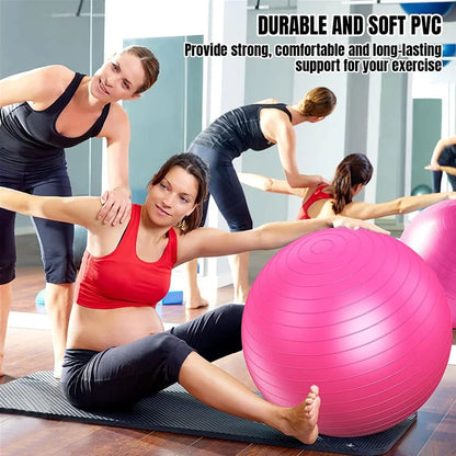 Pregnancy & Birthing Ball – Anti-Burst Yoga Ball for Labour, Stretching & Support