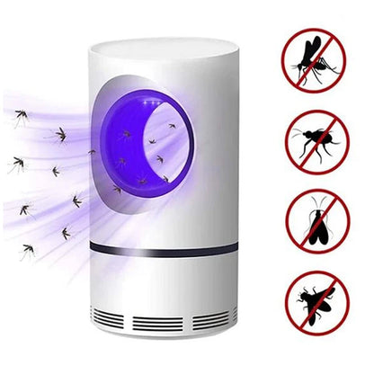USB LED Mosquito & Flying Insect Trap – 368nm Light with Suction Fan