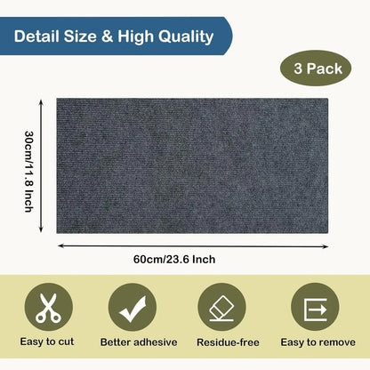 Self-Adhesive Cat Scratching Mat – Trimmable Furniture & Wall Protector