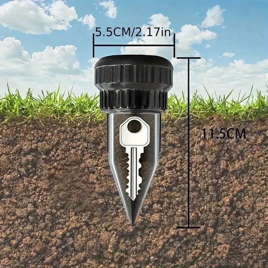 Hidden Sprinkler Key Safe – Outdoor Concealed Spare Key & Valuables Storage Box