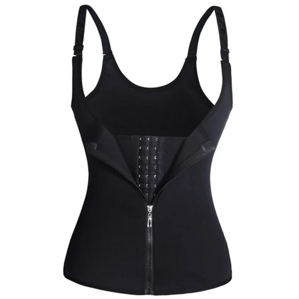 Waist Trainer Shapewear Tank – Tummy Control Compression Top