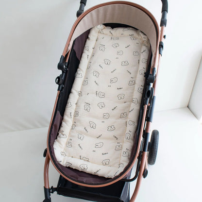Baby Stroller Seat Cushion – Soft Breathable Pushchair Mattress Pad