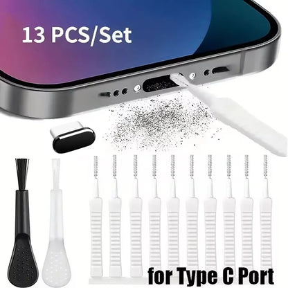 Phone Charging Port Cleaning Kit – Speaker, Earphone & USB Dust Removal Set
