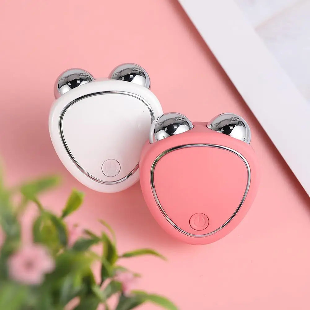 EMS Facial Massager Roller – Rechargeable Microcurrent Beauty Device for Face & Neck