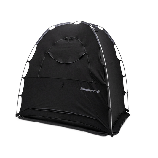 The SlumberPod is the original patented blackout sleep tent for babies and toddlers, blocking out 95% of light.