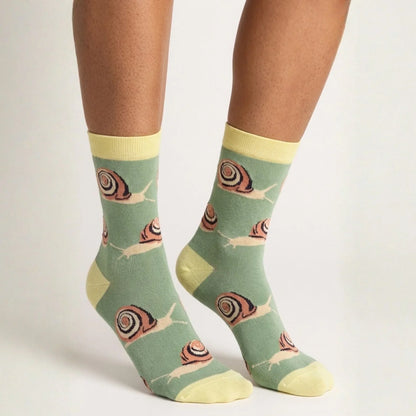 Save the Snail Bamboo Socks