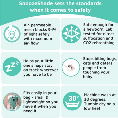 Snoozeshade Plus Extra Shade for Strollers 