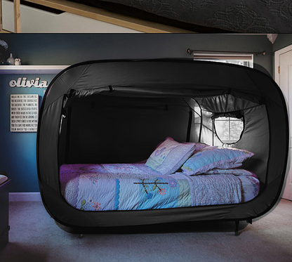 Pop Up Bed Tent Bed Canopy Shelter Cabin Indoor Privacy