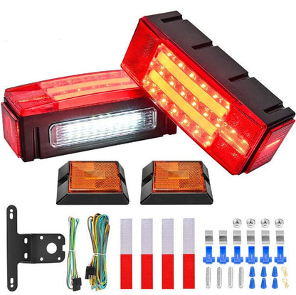2PCS LED Trailer Lights Kit for 12V Trailer Boat Camper RV Trucks Snowmobile