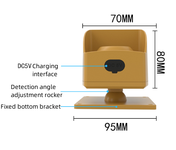 Solar Driveway Alarm Wireless Outdoor Motion Sensor & Detector Driveway Alert System - salelink.co.nz