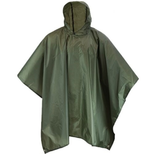 Rain Poncho Hooded Waterproof Raincoat
