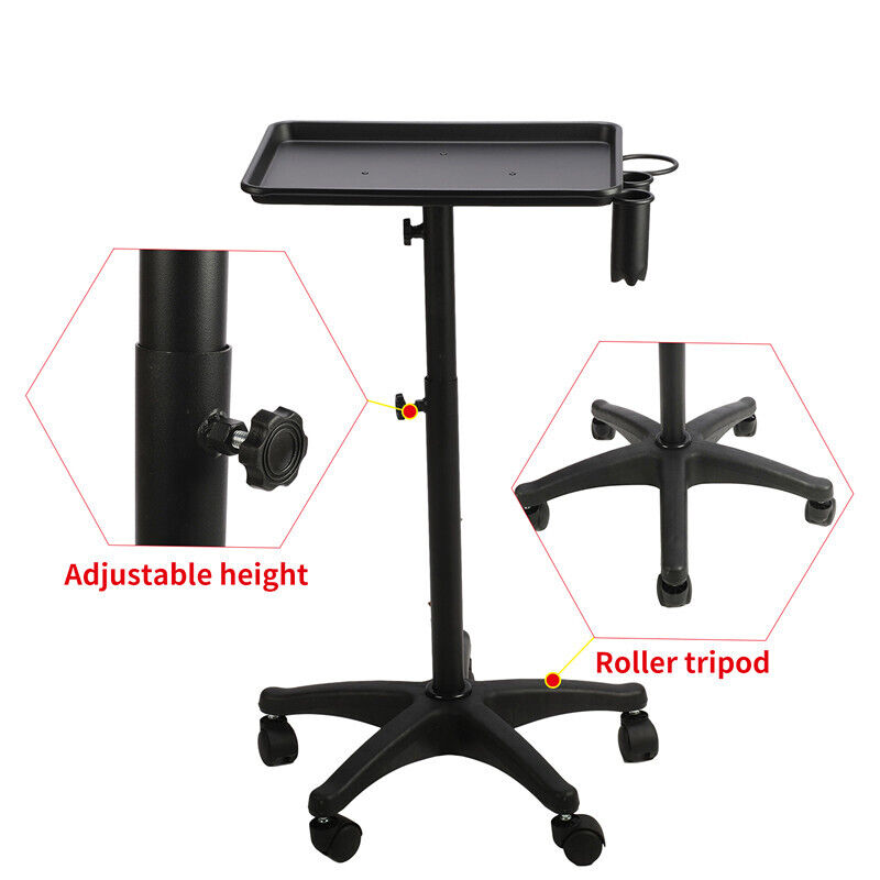 Hair Salon Trolley Hair Extension Rolling Stand Aluminum