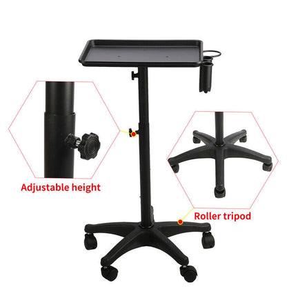 Hair Salon Trolley Hair Extension Rolling Stand Aluminum
