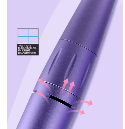Rechargeable Electric Nail File Kit Purple - salelink.co.nz