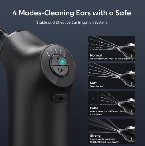 Electric Ear Wax Remover Spray Ear Cleaner Earwax Removal Kit