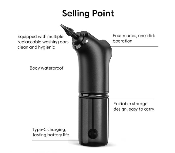 Electric Ear Wax Remover Spray Ear Cleaner Earwax Removal Kit