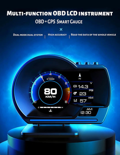 GPS+OBD2 Gauge Display