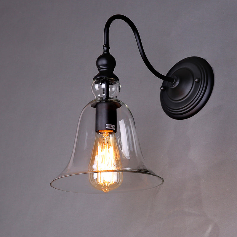 Glass Wall Light Vintage Lighting Bathroom Sconce Lobby Lamp - salelink.co.nz