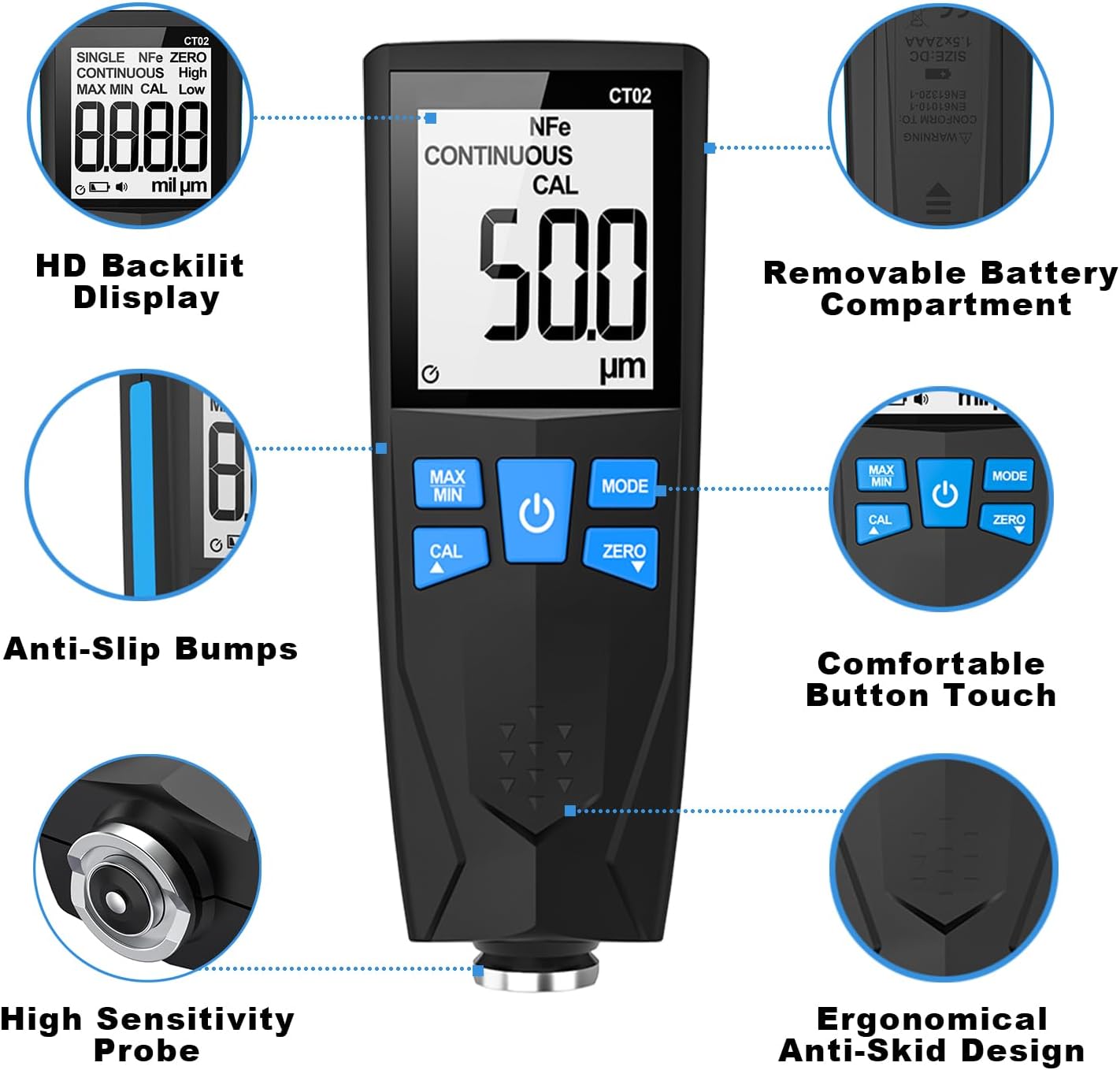 Automotive Coating Thickness Gauge Tester