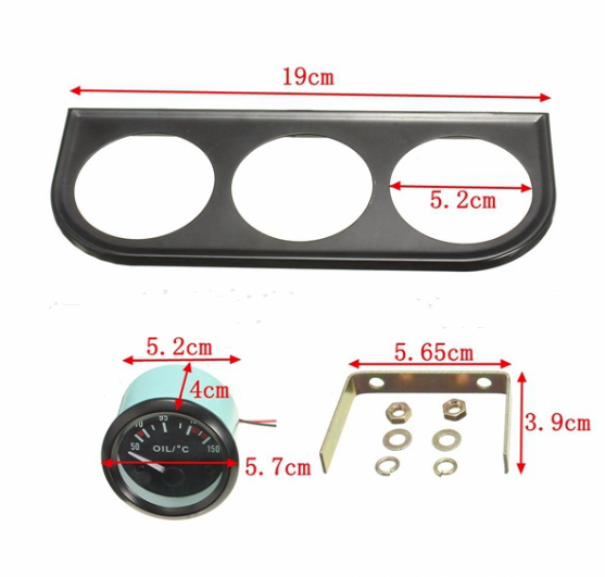 3in1 Car Meter Auto Gauge - salelink.co.nz