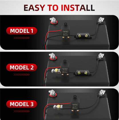 12V DC 200A Remote Battery Disconnect Switch Isolator Wireless for Car Truck RV - salelink.co.nz