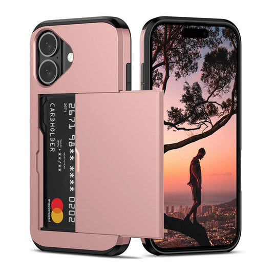 iPhone 16 Plus Case Card Slots Holder