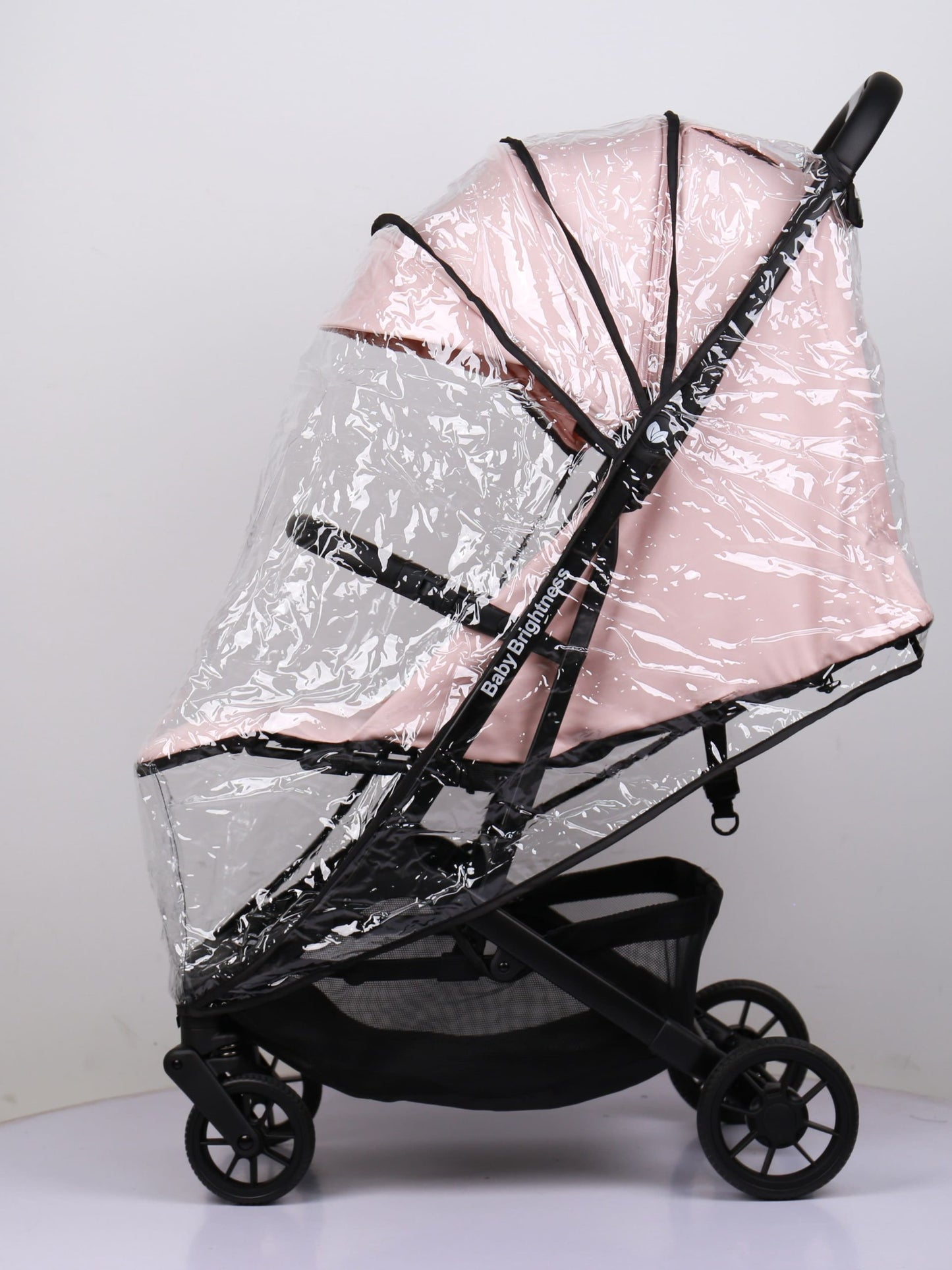 Travel Pram – AirGo Lightweight Stroller with Booster Seat (Pink)