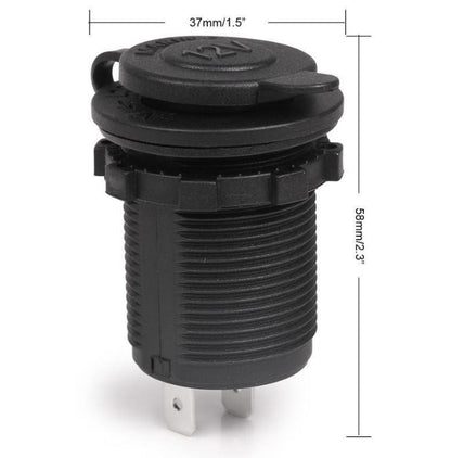 12V Car Boat Motorbike Cigarette Lighter Socket Power Plug Outlet