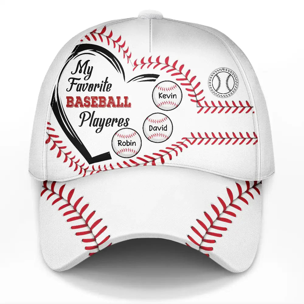 My Favorite Baseball Players - Personalized Classic Cap